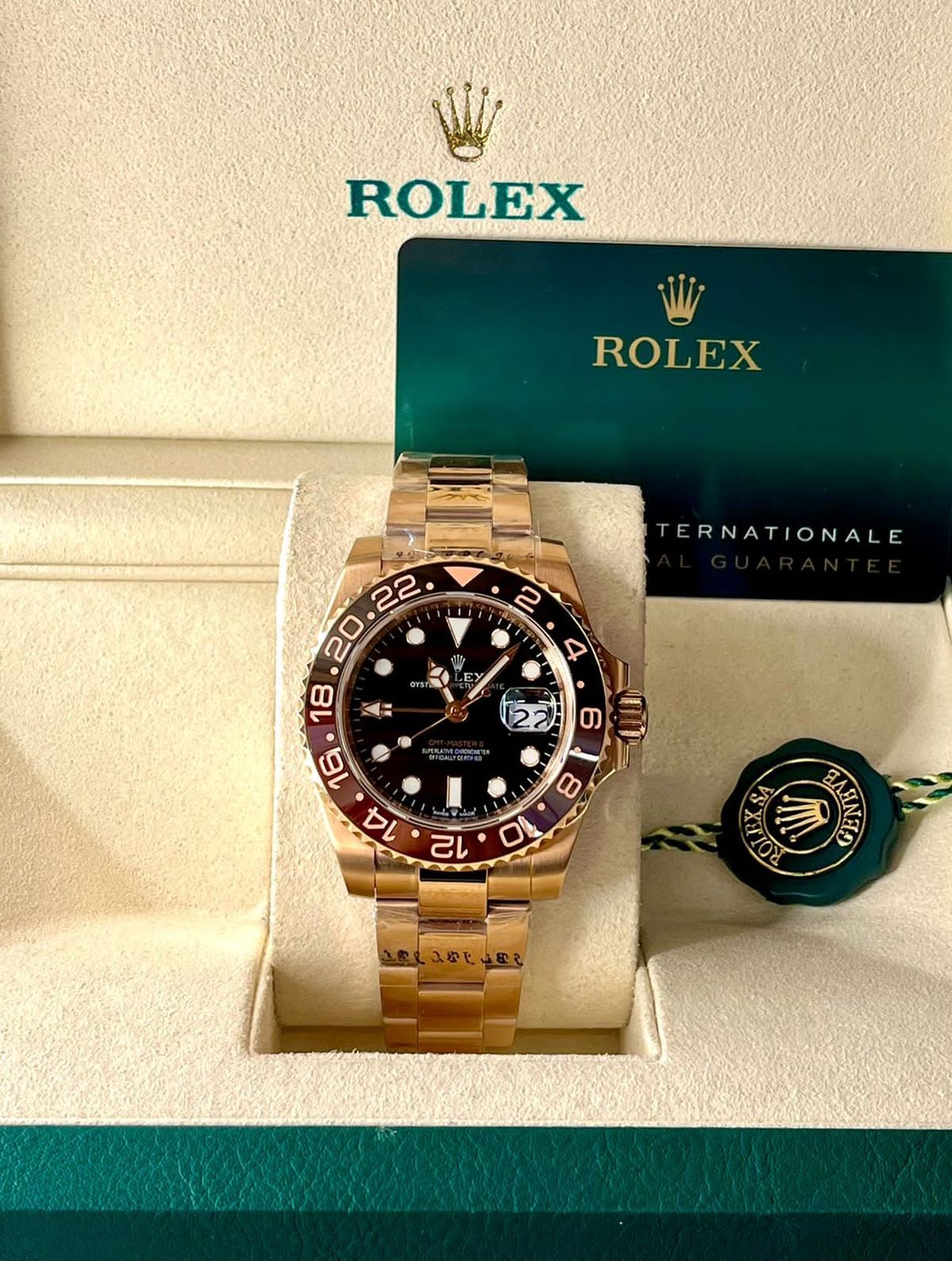 Rolex Oyster Perpetual GMT-Master II with Black Dial & Jubilee Bracelet