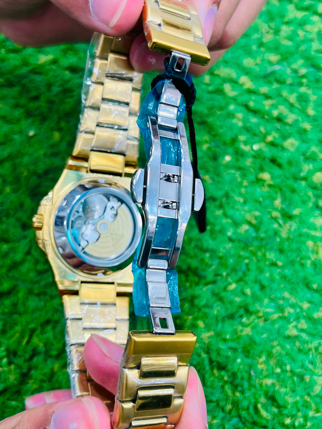 FITRON Luxury Golden Skeleton Watch