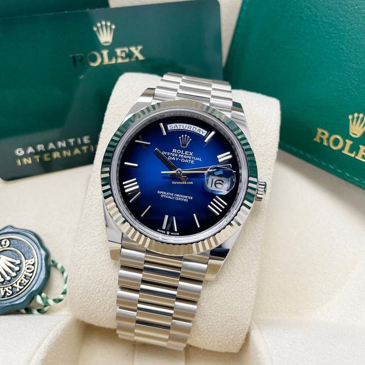Rolex Day-Date 40 Blue Ombré(Master Copy)